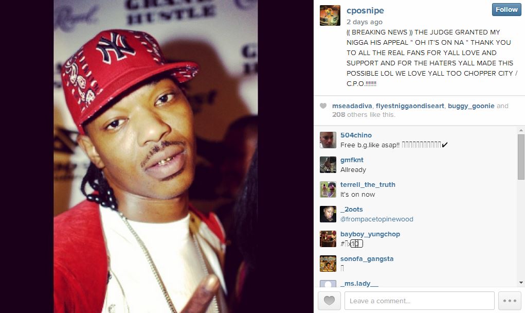 Bgcouldbefreeaccordingtomessageonig