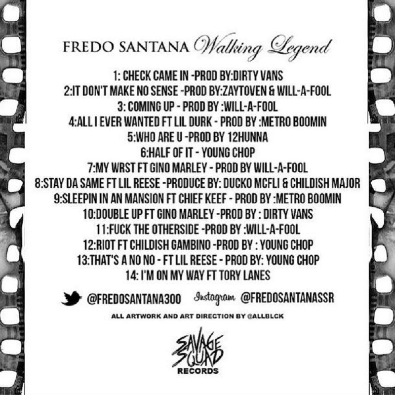 Walking Legend track listing