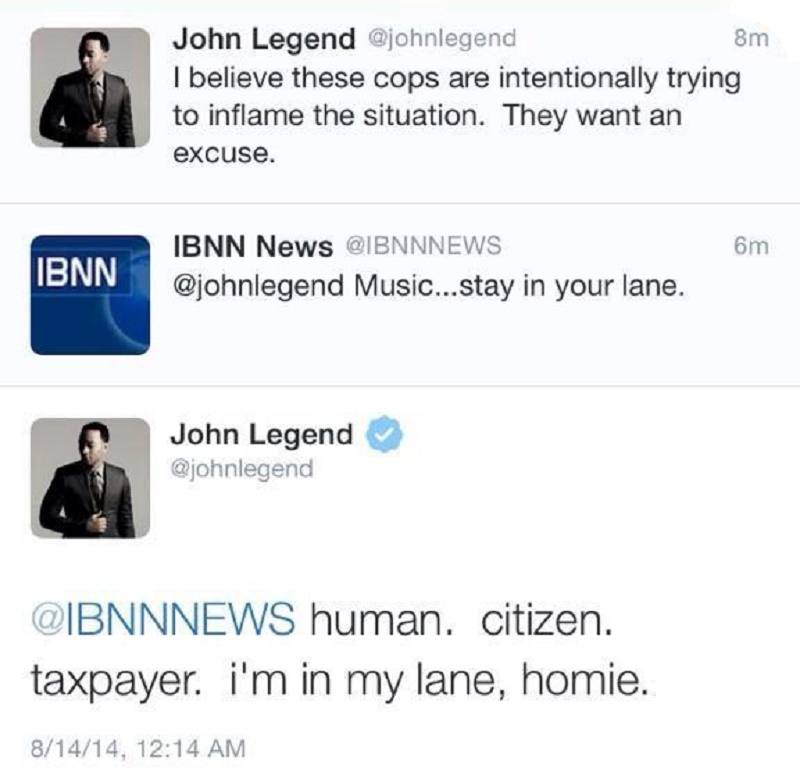 John Legend tweet