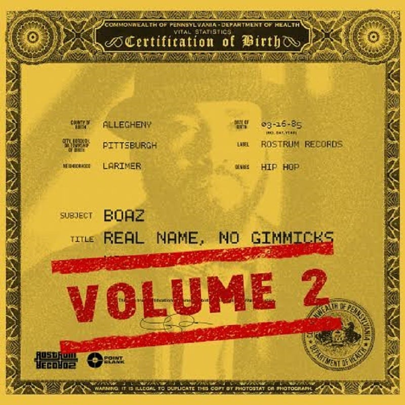 Real Name No Gimmicks Vol 2