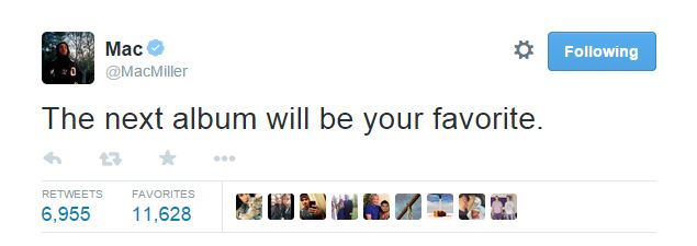 Macmilleralbumtweet