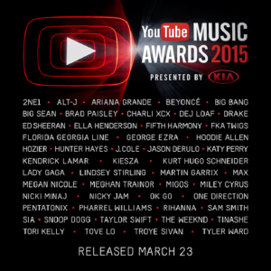 2015 YouTube Music Awards
