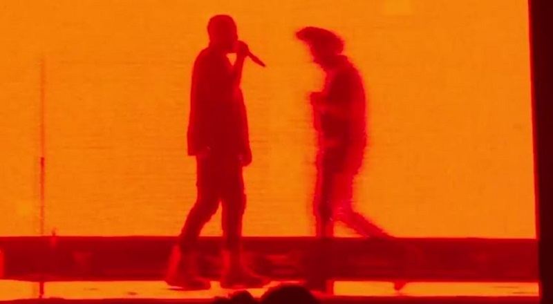 Theweekndbringsoutkanyewestcoachellavid