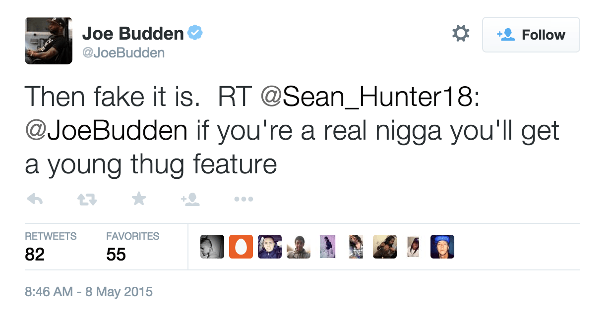 Joebuddenyoungthugtweet