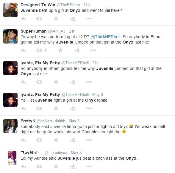 Juvenilebamafighttweet