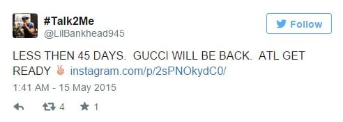 Lilbankheadguccimanetweet