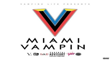 Jim Jones' "Miami Vampin'" mixtape cover.