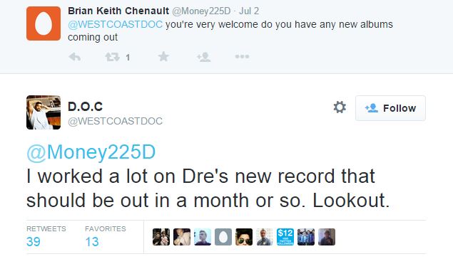 Thedocdrdrenewalbumtweet