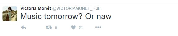 Victoriamonettomorrowtweet