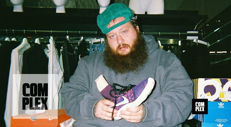 Actionbronsonsneakershoppingvid