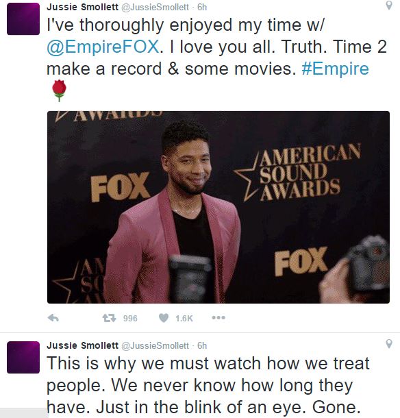 Jussiesmollettexittweets