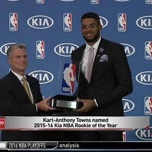 Karl-Anthony Towns Rookie of the Year