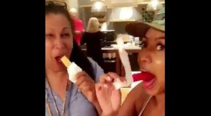 Keri Hilson dominates Twitter for sucking on popsicle