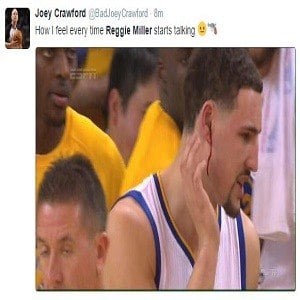 Reggie Miller trashed