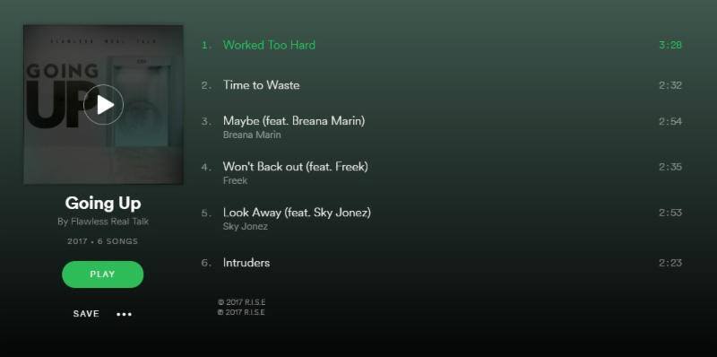 Flawless Real Talk Going Up EP Link