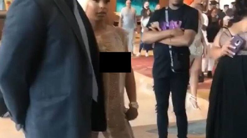 Alexis Sky wore revealing top at the BET Awards