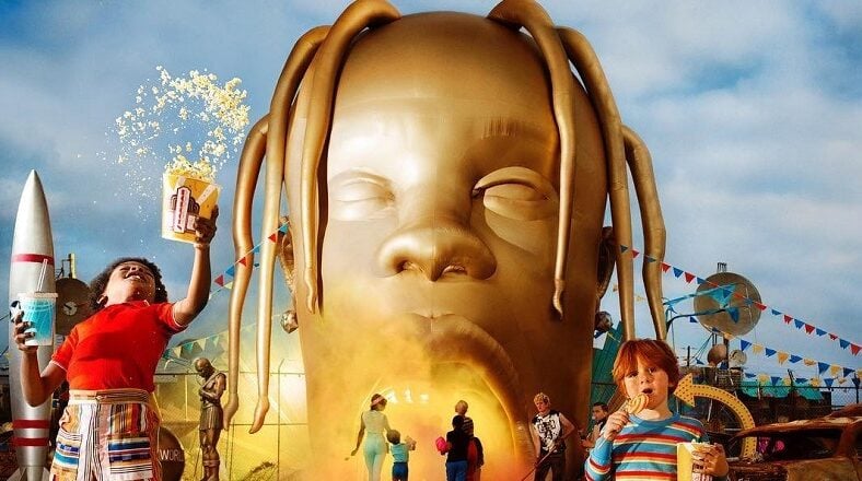 Travis Scott removes transgender model from Astroworld cover