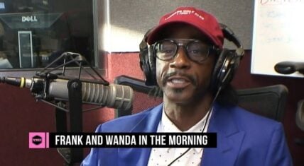 Katt Williams roasts Wanda Smith during the V-103 interview