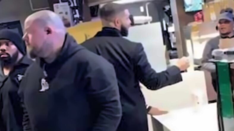 Drake gifts two McDonald's employees with $10,000 apiece.