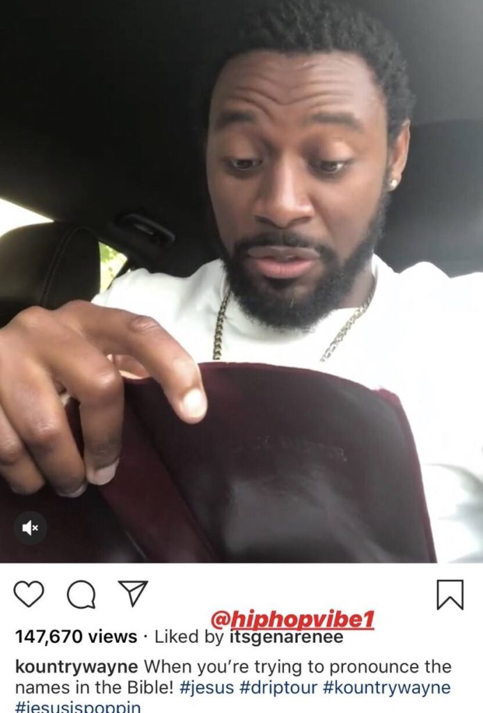 Kountry Wayne is back with his wife Gena after Jess Hilarious dumps him