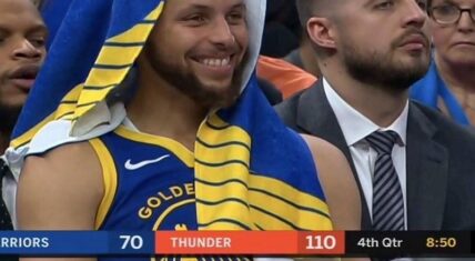 Steph Curry clowned for Warriors' blowout loss to Thunder