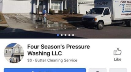 The owner of Four Seasons Pressure Washing, in Wilmington, North Carolina, is being put on blast. On Facebook, he made several inflammatory remarks about the deaths of Trayvon Martin, George Floyd, Ahmad Abrey, and other deaths. He made several racist remarks, mainly towards black people, referring to them as "criminals," also insulting Hillary Clinton and Colin Kaepernick.
