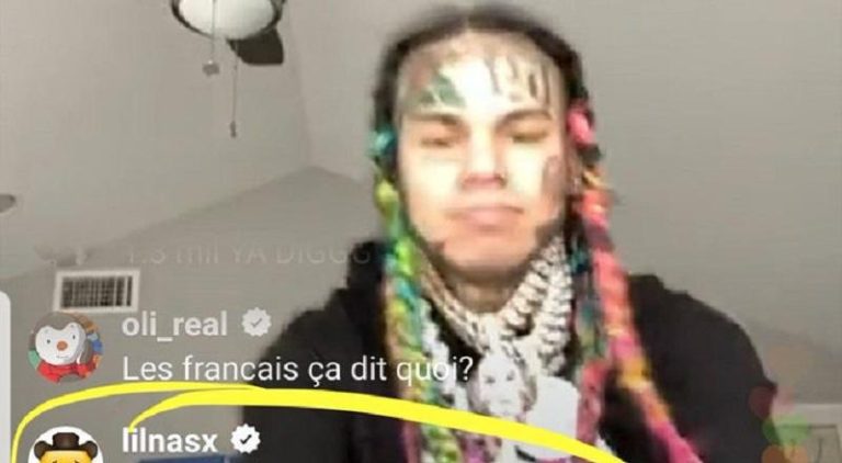 Lil Nas X seemingly flirts with 6ix9ine, on his record-breaking Instagram Live, with 2 million viewers. The "Old Town Road" rapper, who came out as bisexual, in 2019, commented on the Live. His comment said "no homo, he looking kinda cute."