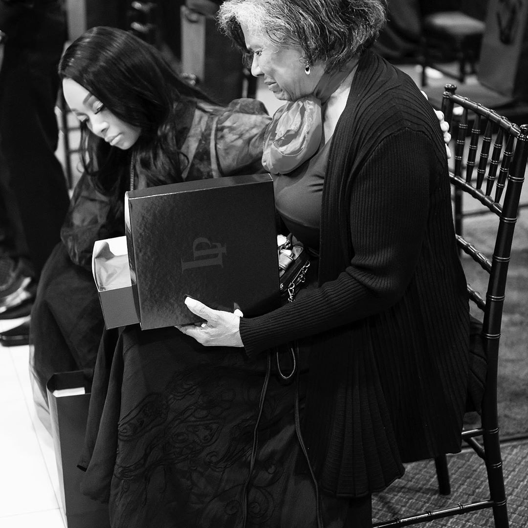 Monica honored her Uncle Larry, by throwing a special, social-distancing, version of celebration of life for him. She also had a full photo shoot she did at the funeral.