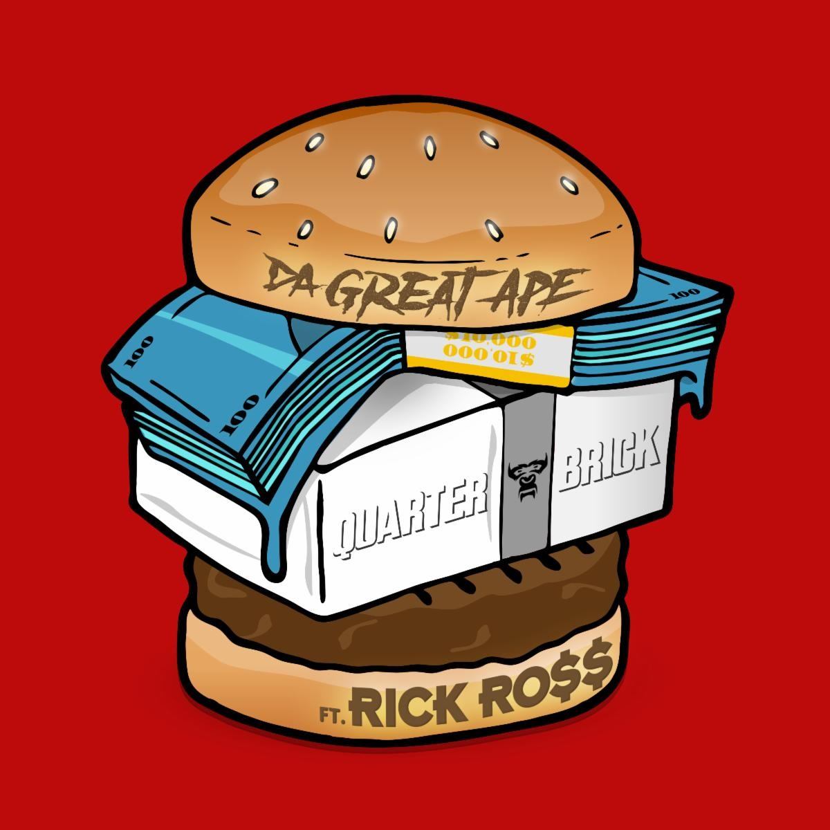 Da Great Ape releases his new single, "Quarter Brick," featuring Rick Ross.