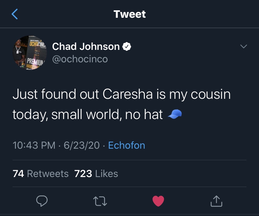 Former NFL Star, Chad Johnson, Says He Recently Found Out That Yung ...