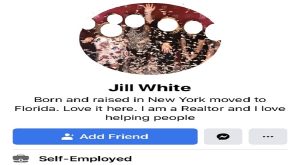 Jill White is a well-known realtor, in the Fort Walton Beach, Florida area. Recently, a man posted a meme on Facebook, with one image being Michelle Obama dancing, with Melania Trump in an image beside her, posing, and the man asked "what's difference?." The realtor, Jill White said the difference is that "class not ass is in the White House again."