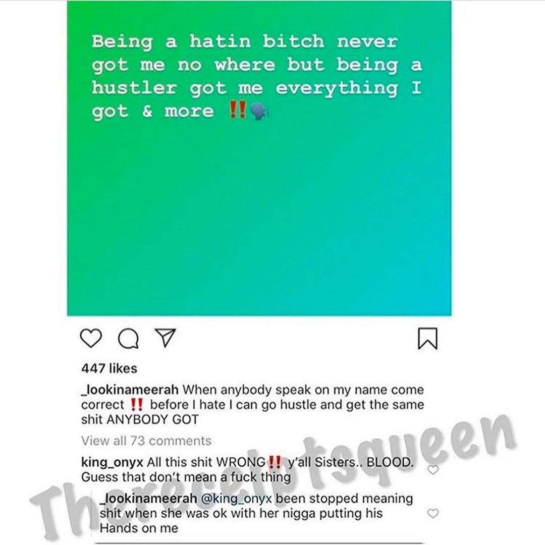 Jayda, Lil Baby's baby mama, got blasted on IG Live, by her own sister @_lookinameerah, who said she had a drug dealer boyfriend who helped her finance her business. Jazz claims Lil Baby put his hands on her, and Jayda did nothing about it. On Twitter, Jayda called her sister a liar and said that when a man did put his hands on her, her sister blocked her, when she reached out, and then said her sister needs to take her medicine.