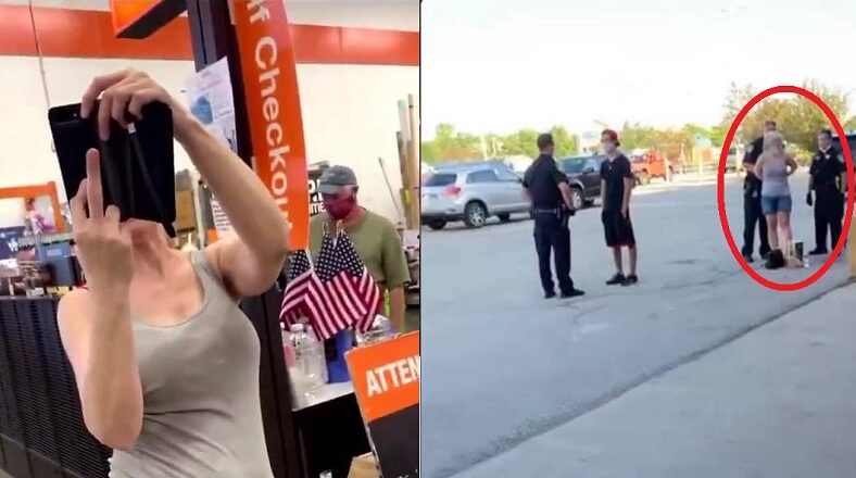 Two days ago, a video went viral of an Illinois white woman taunting, and even hitting a black woman who was filming her. All of this was over an argument, which took place before the filming, leading to the woman, later identified as 54-year-old, Teri A. Hill, hiding her face behind her camera, and flipping the people off. Her huge, public, outburst, led to the police being called, arresting Hill for battery.