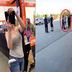 Two days ago, a video went viral of an Illinois white woman taunting, and even hitting a black woman who was filming her. All of this was over an argument, which took place before the filming, leading to the woman, later identified as 54-year-old, Teri A. Hill, hiding her face behind her camera, and flipping the people off. Her huge, public, outburst, led to the police being called, arresting Hill for battery.