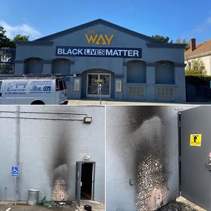 Michael McBride, of Berkeley, California, shared photos of his church, on Facebook. This wasn't a happy moment, though, McBride was highly upset. So much for respecting the church, as an arsonist tried to burn his church, The Way Christian Center, after they posted #BlackLivesMatter on the front of their building.