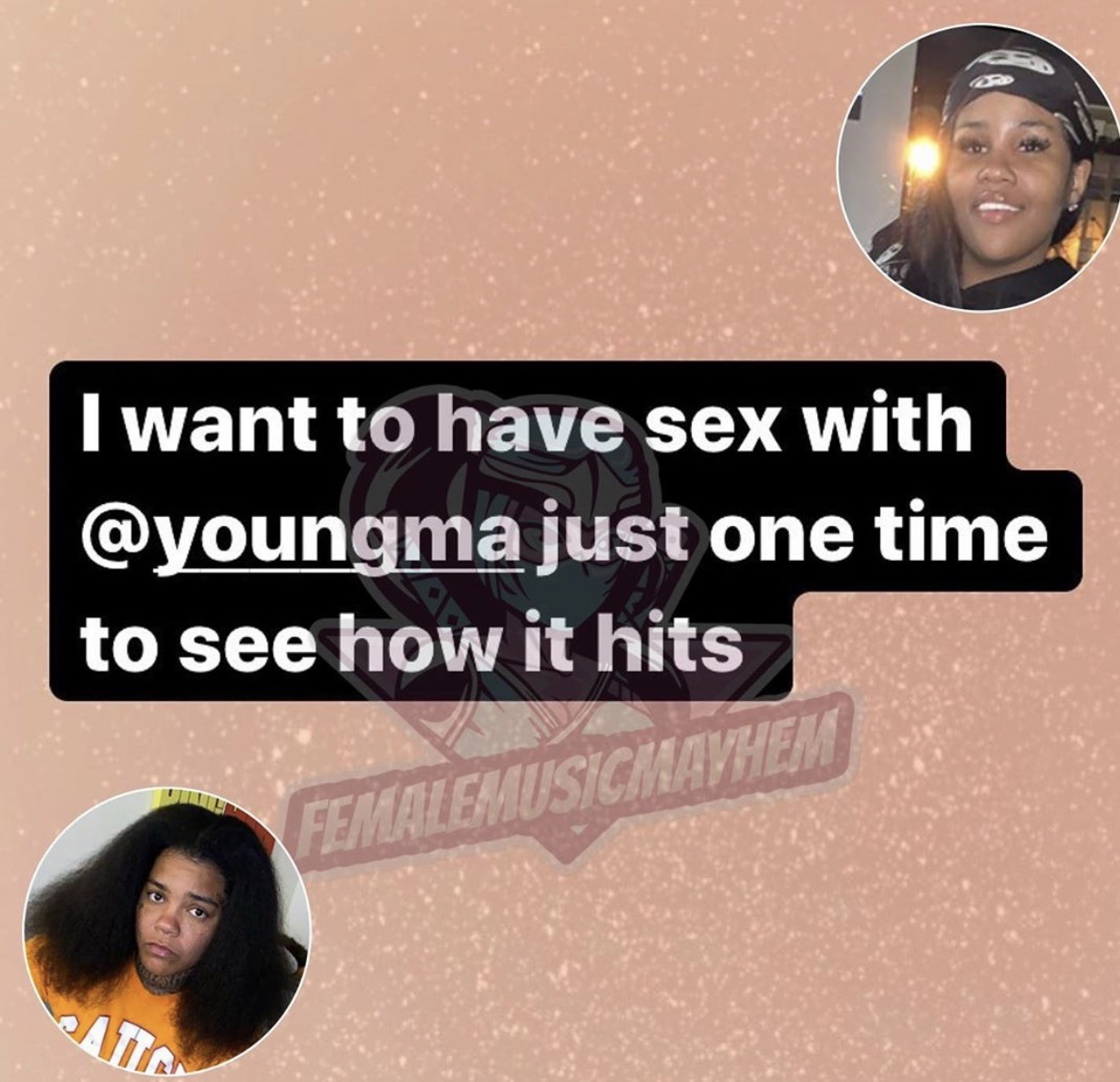 Akbar V has lost a dramatic amount of weight, since the "Love & Hip Hop Atlanta" season ended, prematurely. This span of time also saw an explicit video of herself leak. So, with her new body, Akbar V is saying if another video of her leaks, she wants it to be with Young M.A, as she wants her to smash, just one time, to see how it hits.