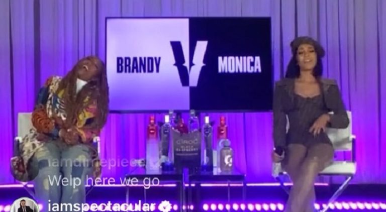 Brandy is battling Monica in the Versuz that everybody has wanted to see, this entire time. While fans expected tensions to be thick, simply due to the history, Brandy is stealing the show. On Twitter, people are pointing out how thick Brandy appears, questioning if that's her, or if it's the jeans that she's wearing.
