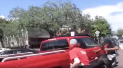 In Tampa, a Black Lives Matter protest took place, earlier this week. A black man, named Jae, participated, and was run over, for his efforts. While protesting, a man driving a red Dodge truck came through and ran Jae over, and he has since hired attorney, Ben Crump, to take on his case. Crump asks social media to identify the driver of the truck