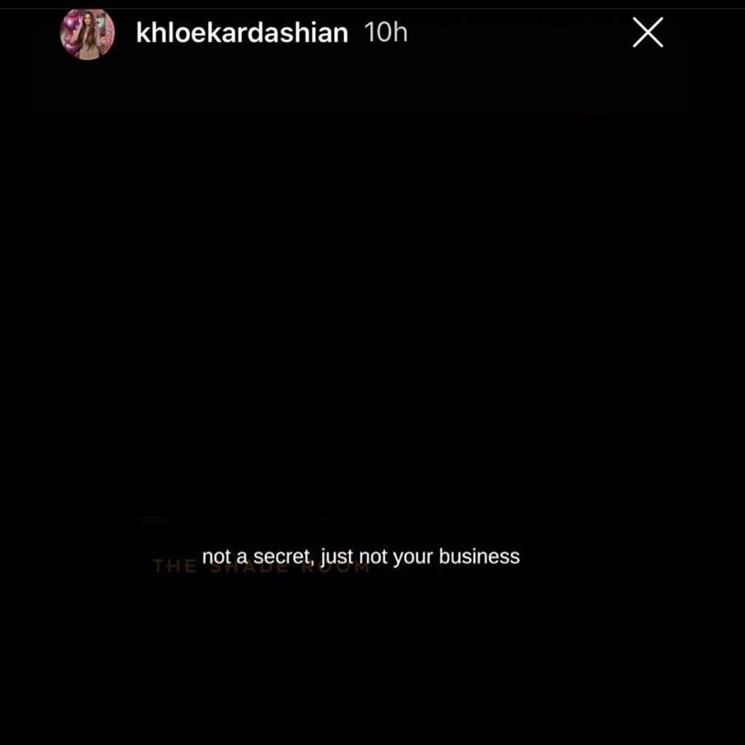Khloe Kardashian and Tristan Thompson are apparently back together. With their baby, True Thompson, the couple traveled to Turks and Caicos for Kylie Jenner's 23rd birthday. The two were looking very cozy and Khloe's IG Story says "not a secret, just none of your business."