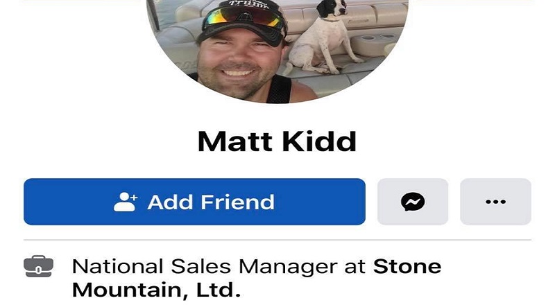 Matt Kidd is the National Sales Manager, at Stone Mountain Ltd. He has been following the events in Kenosha, Wisconsin, but he is not on the side of the protesters. Commenting on a post, sharing an article about the two protesters being killed, and the killer being arrested, Matt Kidd said the man who killed the protesters deserves a medal, not handcuffs.