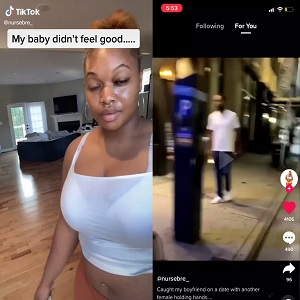 On TikTok, @nursebri_ went viral for being the ultimate girlfriend. Because her man was sick, she went to the store, bought him painkillers, a card, and all of his favorite comfort foods, came home, and cooked him a meal. Sharing the whole moment to TikTok, it went viral on Twitter, but then she shared another video, this time of her man on a date with another woman, as she learned he was cheating on her the whole time, and that video also went viral, on Twitter.