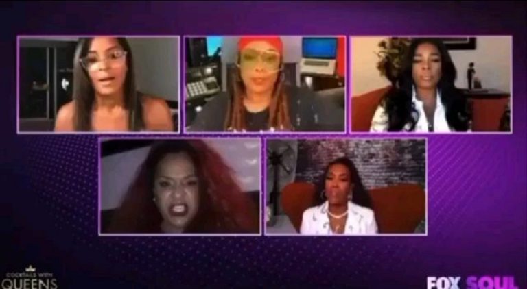 LisaRaye celebrated her birthday, today, and the people on her show, "Cocktails with Queens," surprised her by bringing her sister, Da Brat, on. When Da Brat first appeared, on the screen, LisaRaye was silent, while Da Brat talked, and when she finally did, LisaRaye went all the way off, blasting Brat for not being in contact, and sharing her life on the blogs and Instagram. How she went off on her sister has fans on Twitter talking.