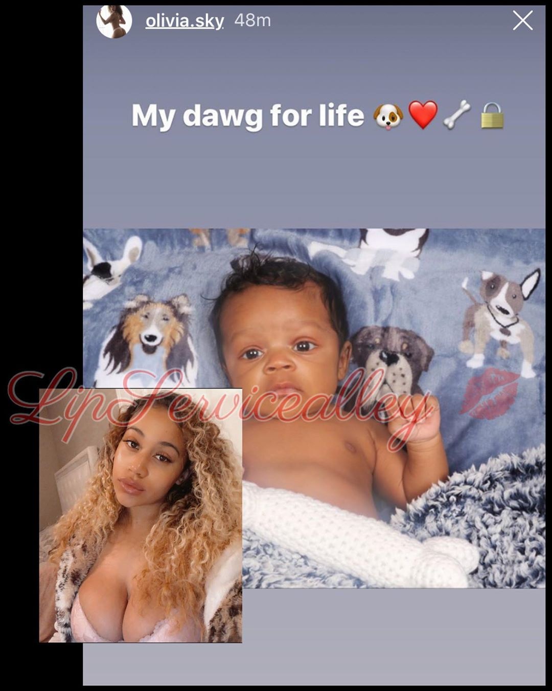 Olivia Sky is well-known, via Instagram, and she has made some major claims. Earlier this summer, she claimed Bow Wow was the father of her baby son. This evening, Olivia Sky shared the photo of her son, and fans agreed that the baby looks like Bow Wow, and someone even created a collage of Bow Wow's baby picture, beside this baby's, and people are saying they look just alike.