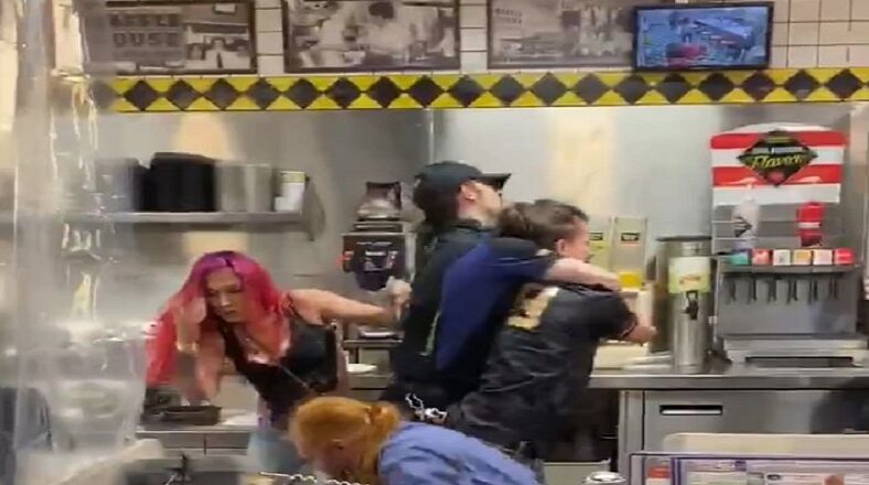 Waffle House is trending on Twitter and history shows that it's rarely ever about the food. A mainstay on the East Coast, especially in the South, Waffle House is always home to some drama. A video has gone viral of angry Waffle House customers going behind the counter to fight employees and getting beaten by said employees, leading to jokes from Twitter, mainly stating Waffle House's first question on job applications is "Can you fight?"