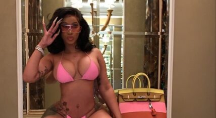 Cardi B suffered a topless photo leak, this afternoon. Worst of all, she did it to herself, so she said it's no harm/no foul, calling it her "own f*ck up." Some men, on Twitter, meanwhile, are trying to make fun of Cardi's breasts, especially her areolas.