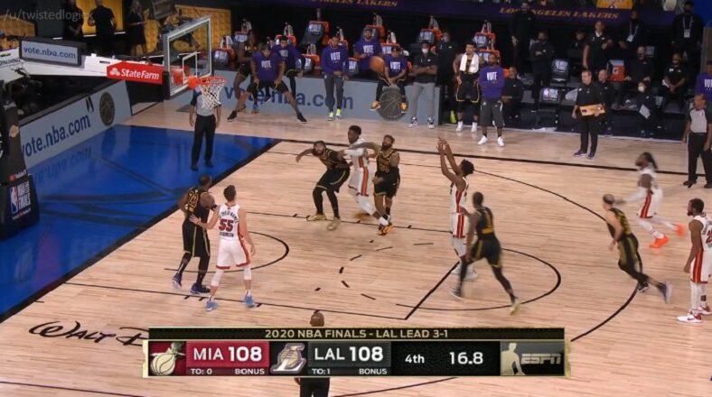 Jimmy Butler truly proved himself, tonight. After what should have been game-winning plays from LeBron James and Anthony Davis, he didn't give up. In the end, his and-1 clutch free-throw proved to be the Miami Heat's game-winner, forcing an NBA Finals Game 6, against the LA Lakers.