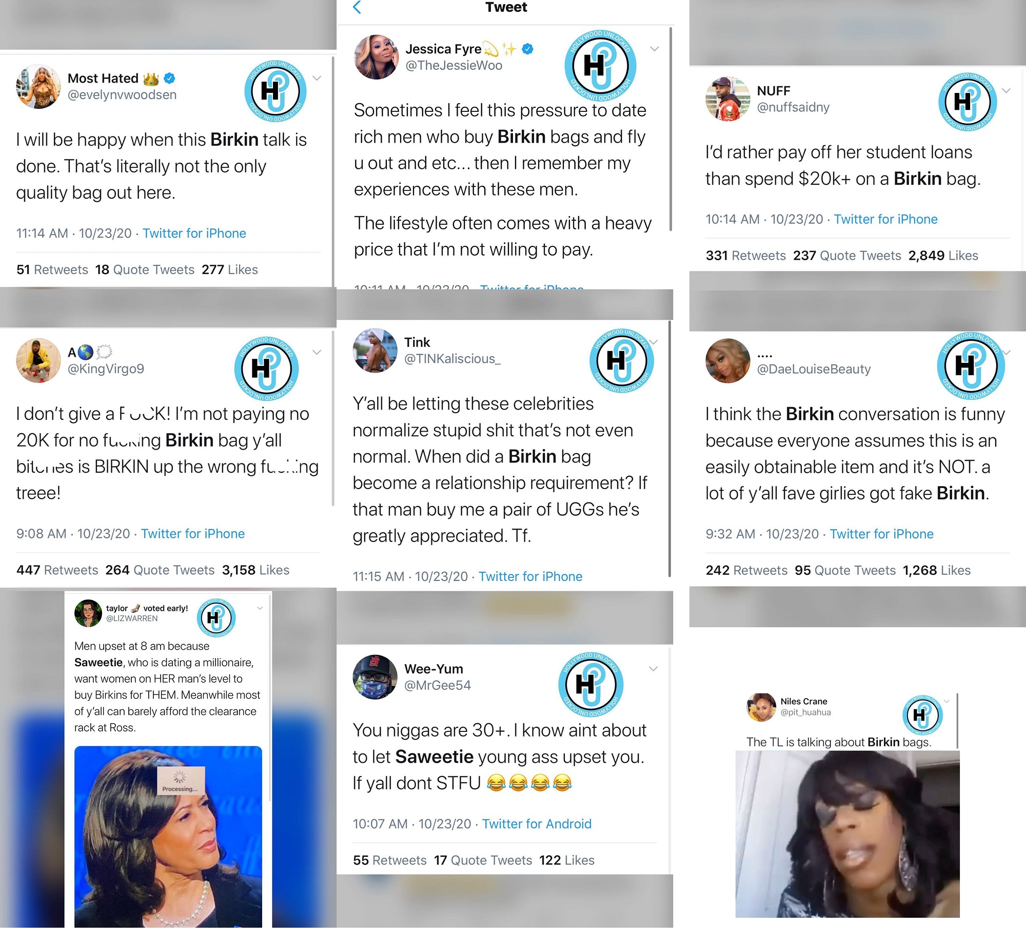 Saweetie went viral, after her Instagram Live. She was with Quavo, bragging about her lifestyle. Fans on Twitter went in on her for advising ladies that her man isn't worth it if he doesn't buy his ladies Birkin bags.