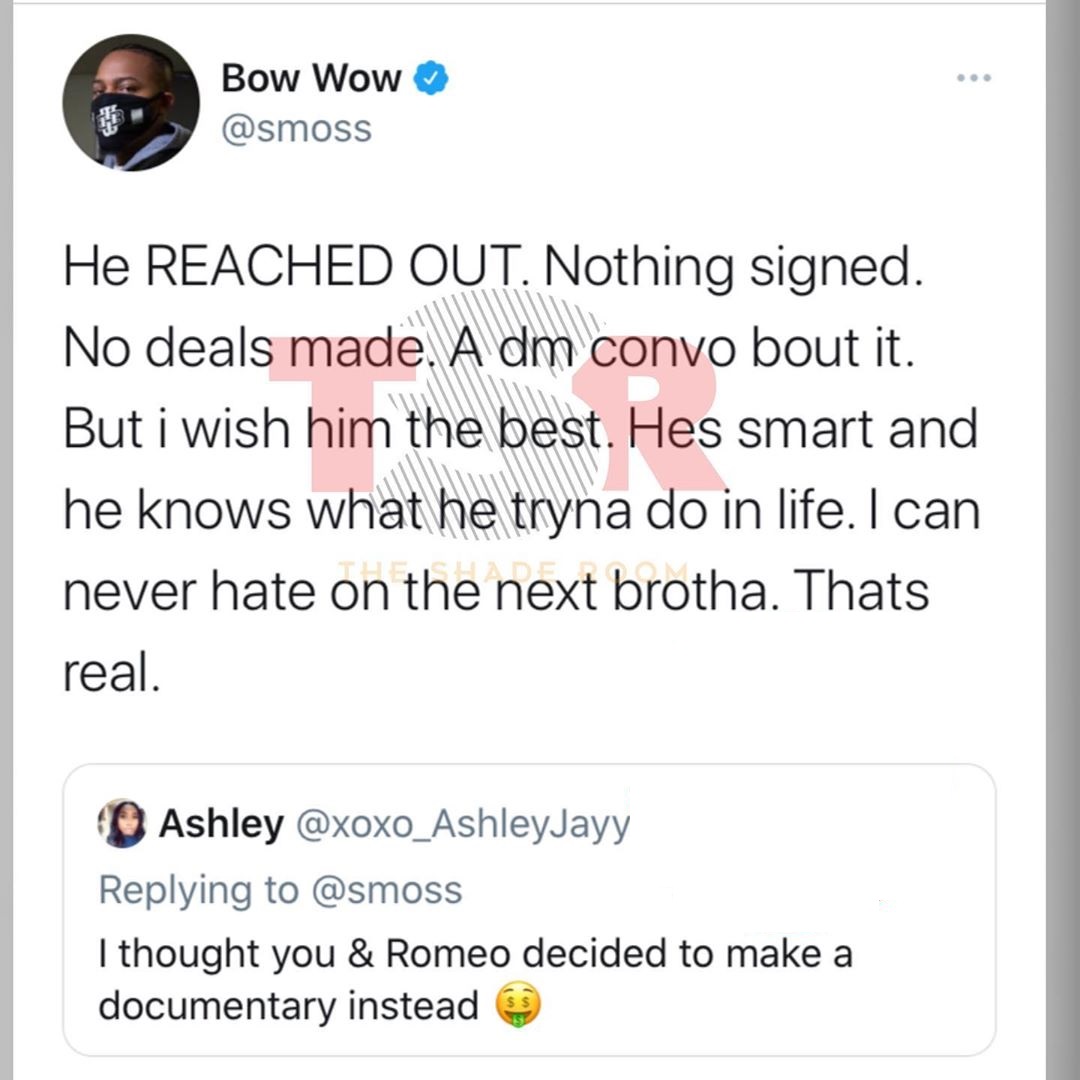 Bow Wow speaks on documentary with Romeo Miller.