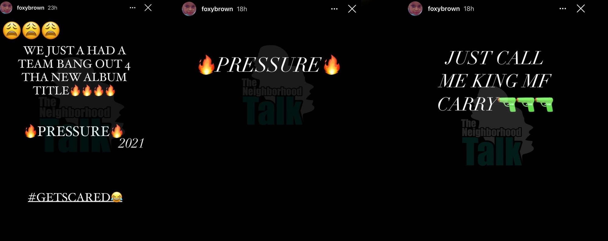 Foxy Brown new album Pressure 2021