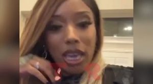 Kelsey Nicole went viral, last night, when she was spotted partying with Carl Crawford, Megan Thee Stallion's former label boss. It's no secret Megan has beef with Crawford, and J. Prince, who Kelsey both dissed on Megan's behalf, but partied with both, last night. As people on Twitter were calling Kelsey a snake, she took to IG Live, and explained that she's just living life and doing her, that they laughed it off, and had a good time.